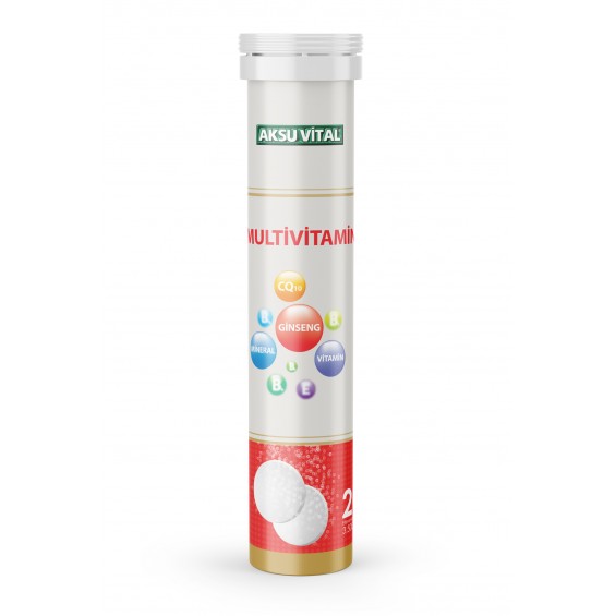 Aksu Vital Multivitamin Efervesan 