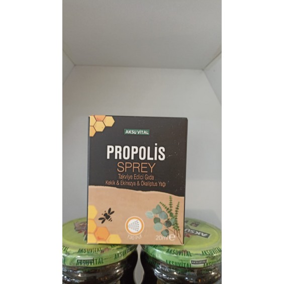 PROPOLİS Boğaz Spreyi 20ml Kekik Ekinezya Okaliptus ilaveli