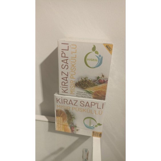 Doğasıl Kiraz Saplı Mısır Püsküllü Çay 40 Adet