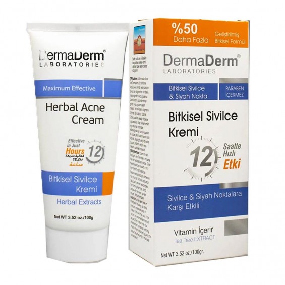 Dermaderm Bitkisel Sivilce Kremi 100gr