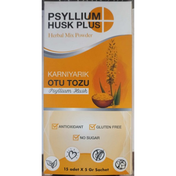 Psyllıum Husk Plus Karnıyarık Otu Tozu 15 Adet