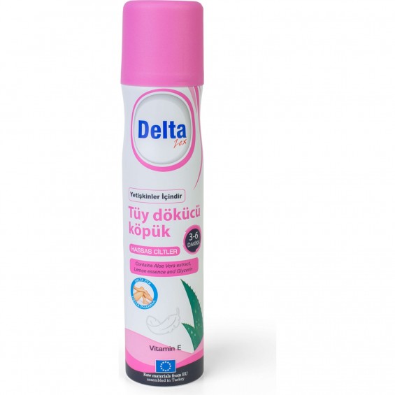 Delta Tüy Dököcü Köpük Hassas Ciltler 200ml