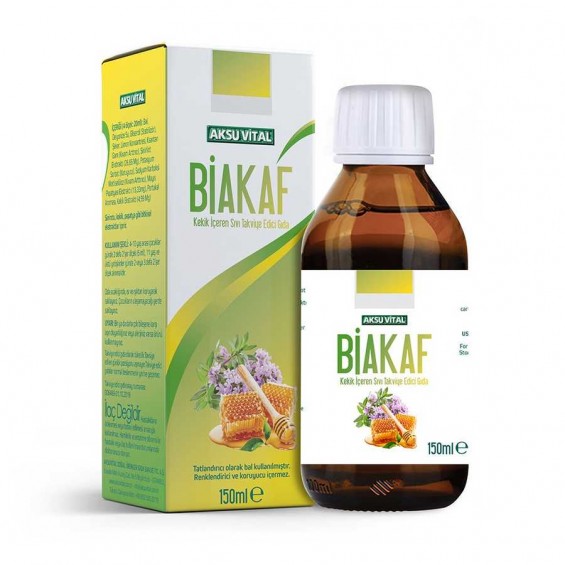 Aksu Vital Biakaf Kekik İçeren Şurup 150Ml